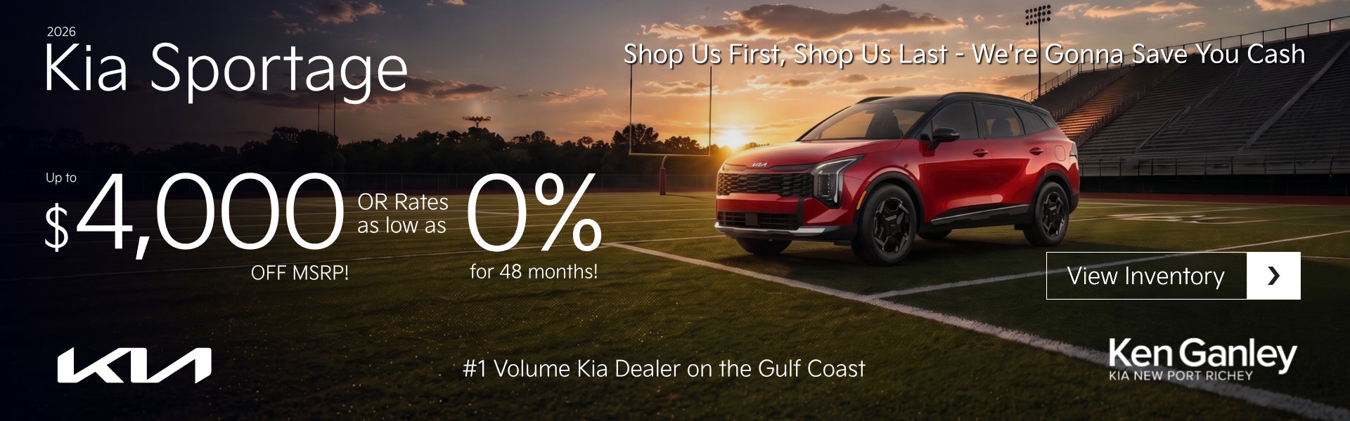 KIA Sportage Offer at Ken Ganley KIA New Port Richey