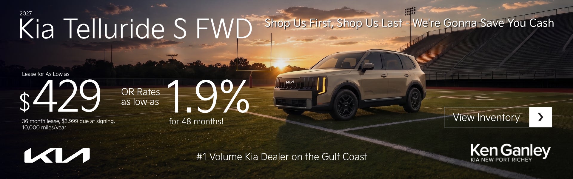 KIA Telluride Offer at Ken Ganley KIA New Port Richey