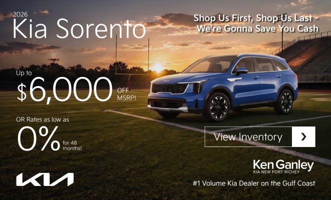 KIA Sorento Offer at Ken Ganley KIA New Port Richey