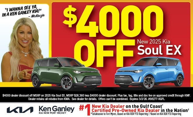$4,000 Off New 2025 Kia Soul EX