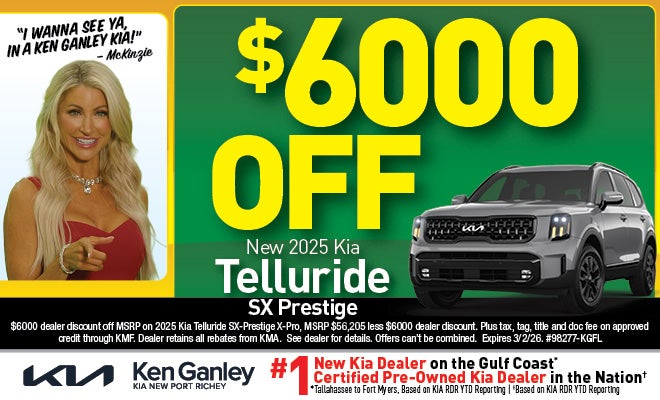 $6,000 Off New 2025 Kia Telluride SX Prestige