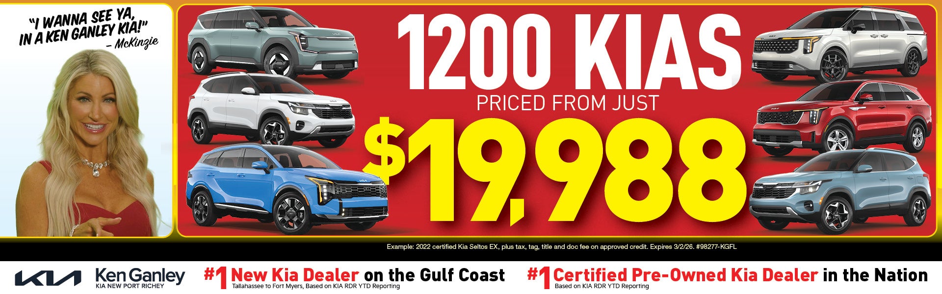 1,200 Kias Priced From Just $19,988