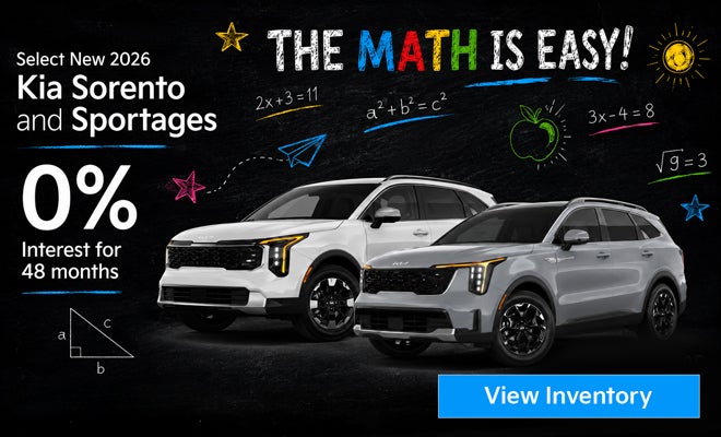 Kia Sorento and Sportage