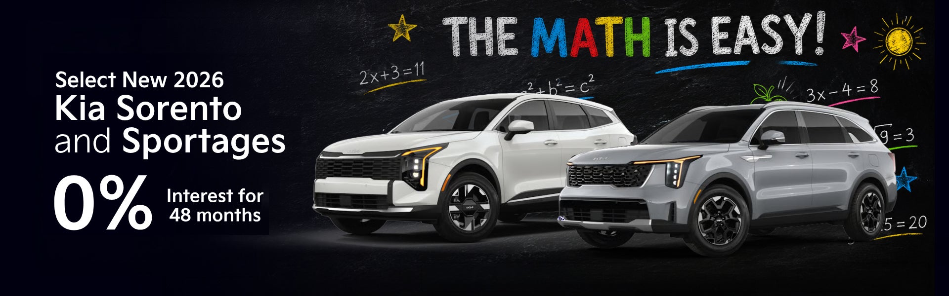 Kia Sorento and Sportage