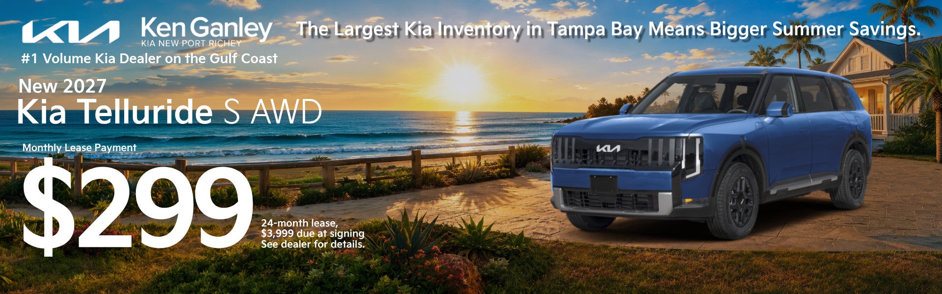 New Kia Telluride S at Ken Ganley Kia New Port Richey in New Port Richey FL