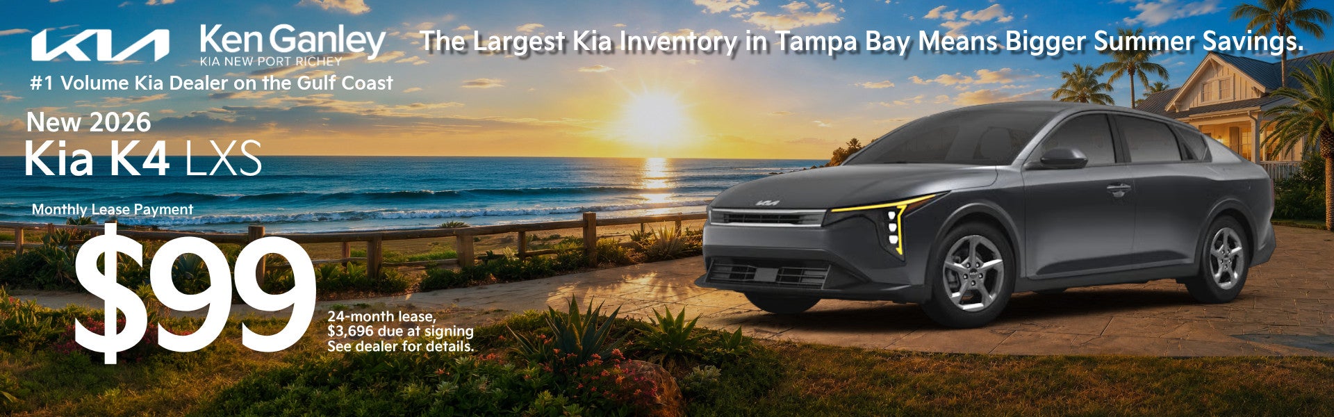 New Kia K4 at Ken Ganley Kia New Port Richey in New Port Richey FL