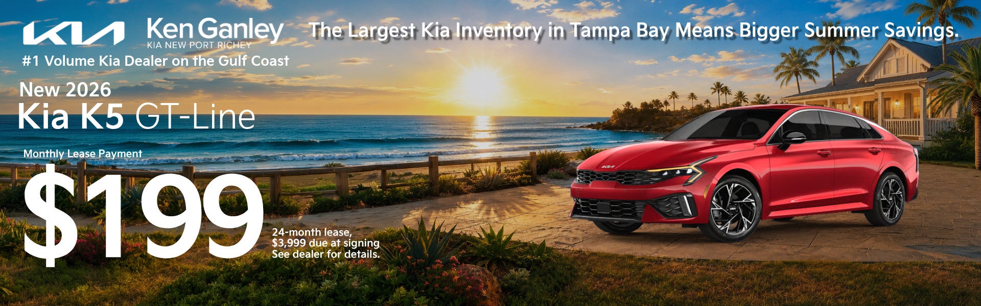 New Kia K5 at Ken Ganley Kia New Port Richey in New Port Richey FL