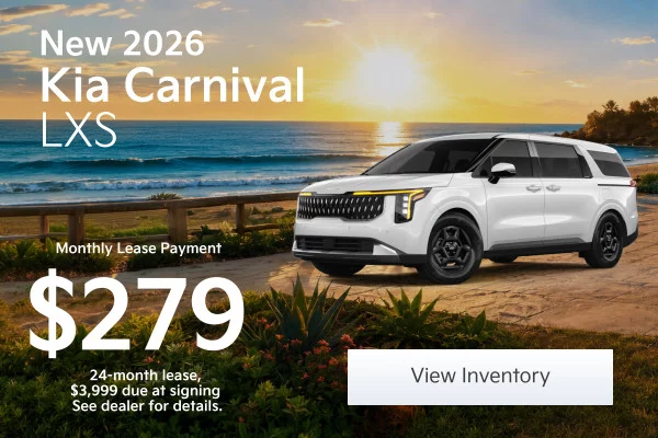 New 2026 Kia Carnival LXS